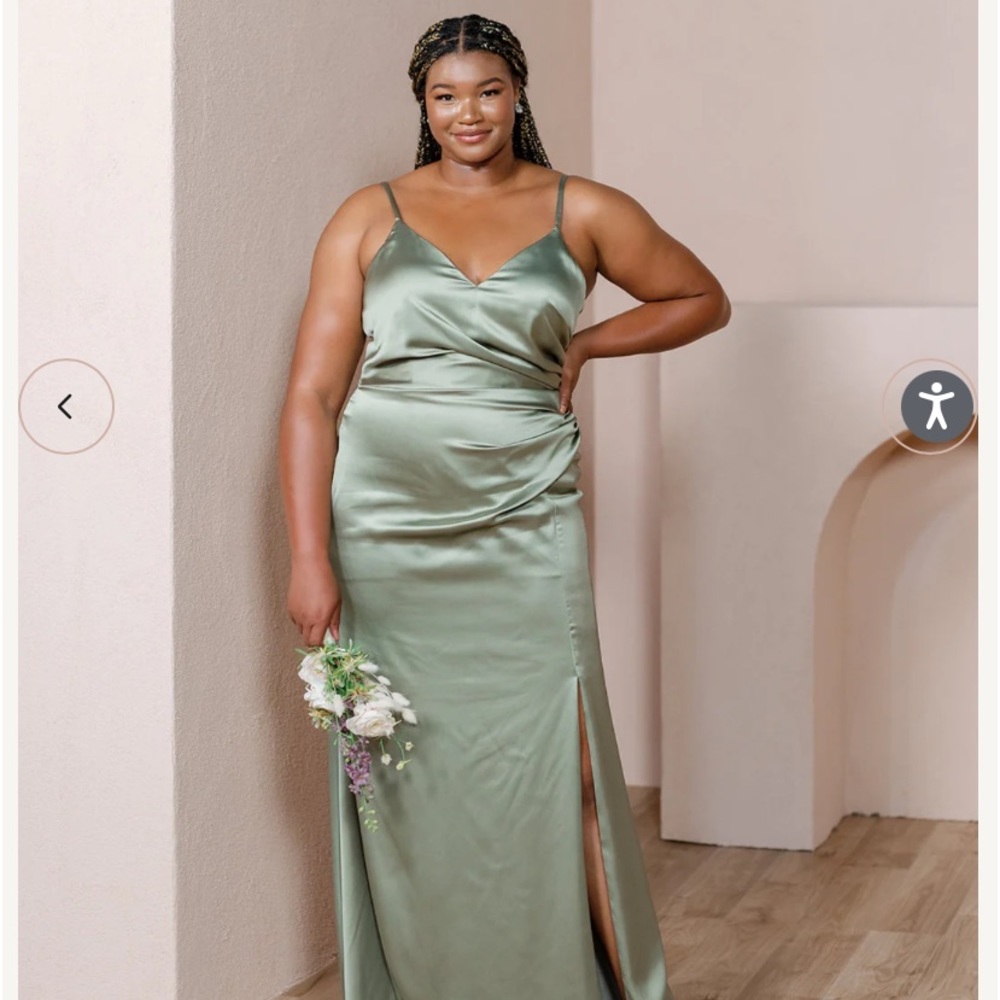 Revelry Rory satin dress - Picture 1 of 4